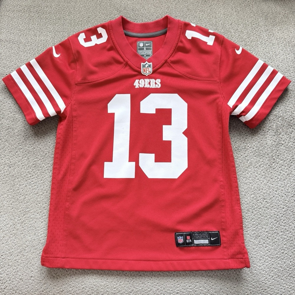 Size S (7-8) Nike Jersey Brock Purdy #13 San Francisco 49ers SF NFL On Field
